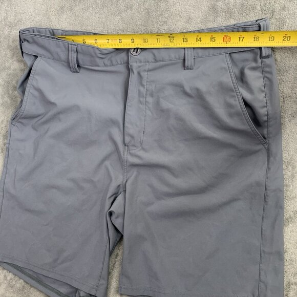 HUK Pursuit Shorts Mens XL Gray Stretch Performance Fishing Outdoor Gorpcore 8” - Picture 3 of 9